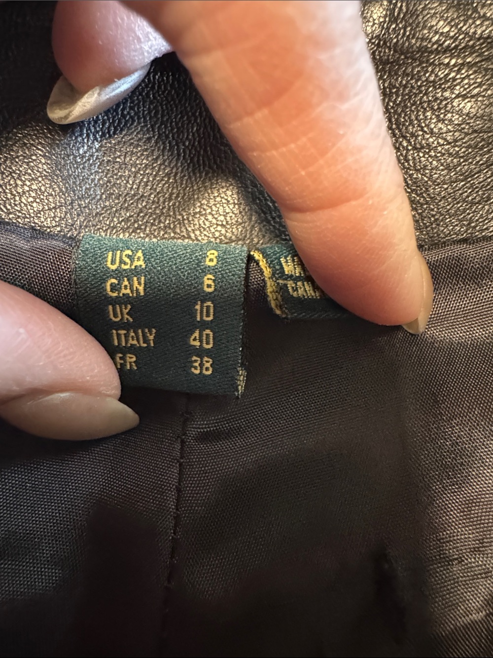 Danier Leather Lamb Skin Flared Bootcut Pants - Picture 5 of 10